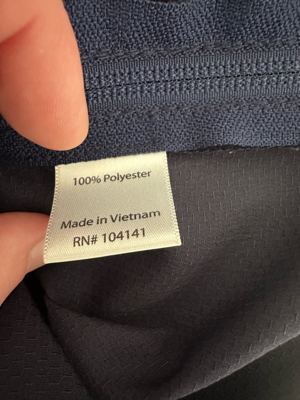 Men’s XL Walter Hagen Navy Blue Golf Pullover Jacket - Picture 7 of 7